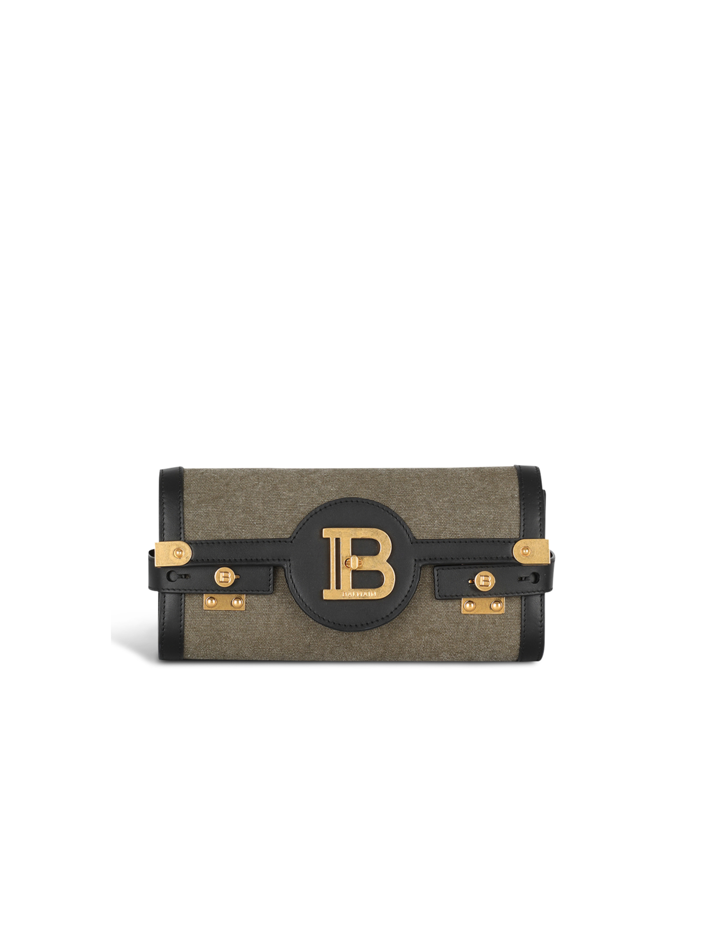 Canvas B-Buzz 23 clutch bag with leather panels - 1