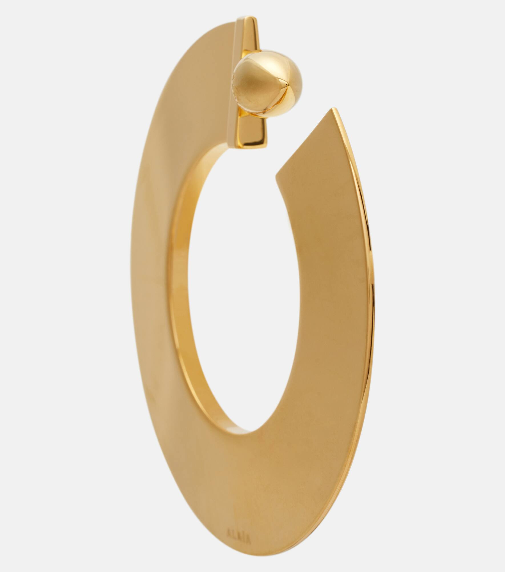 Medium hoop earrings - 5