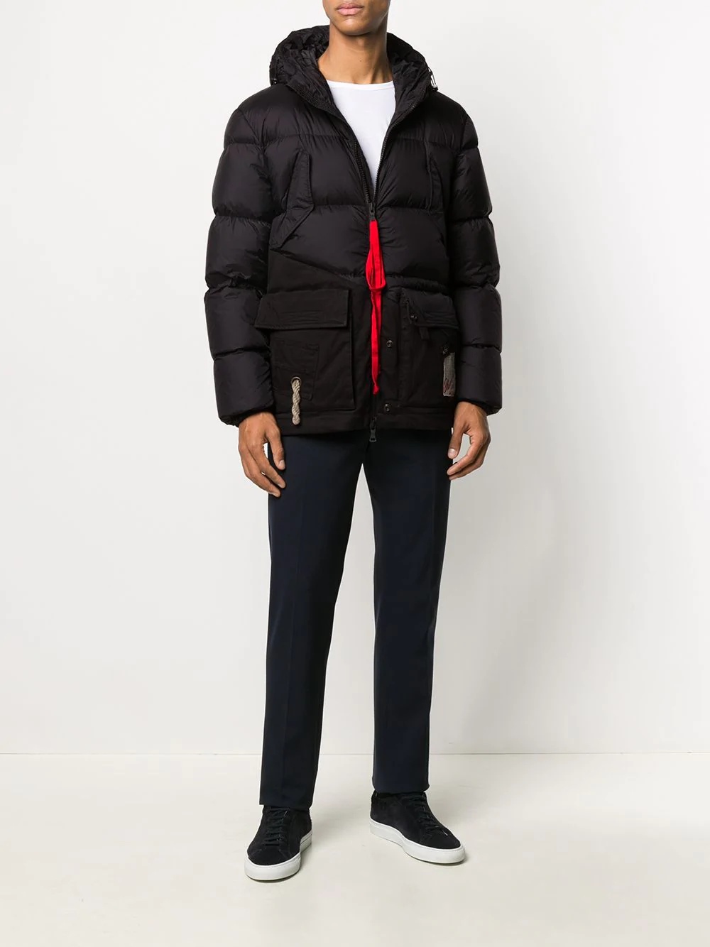 hooded padded jacket - 2