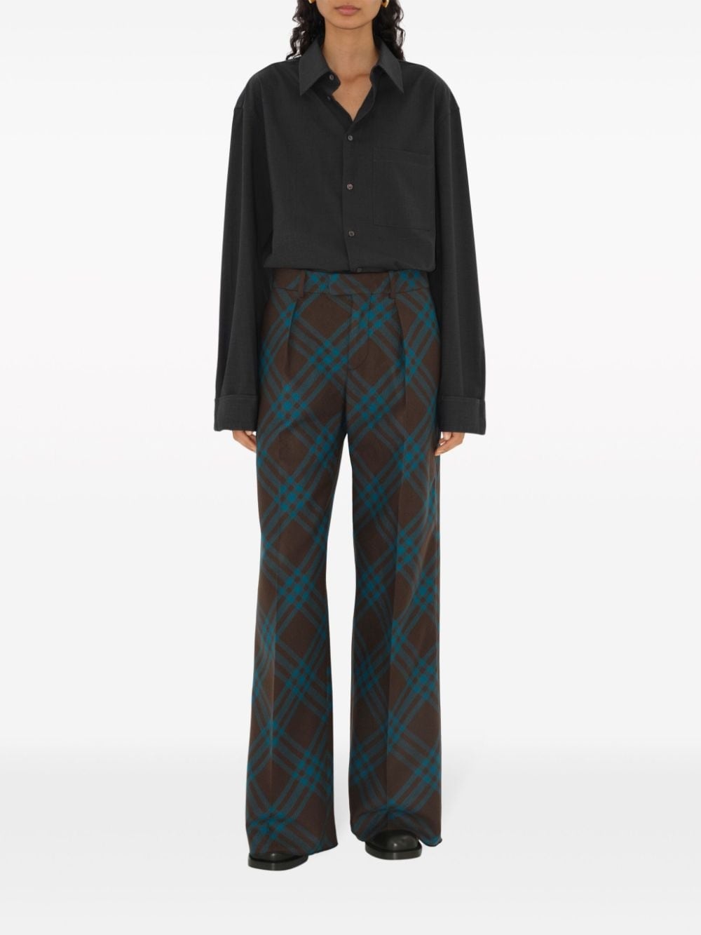 wool tailored trousers - 2