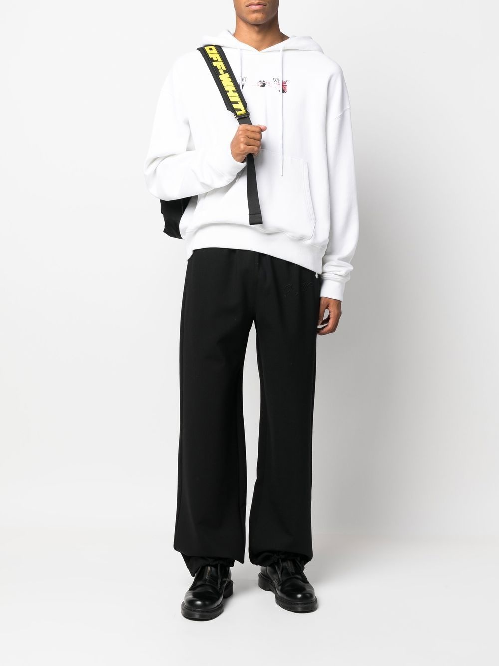 EMBROIDERED LOGO STRAIGHT-LEG SWEATPANTS - 4