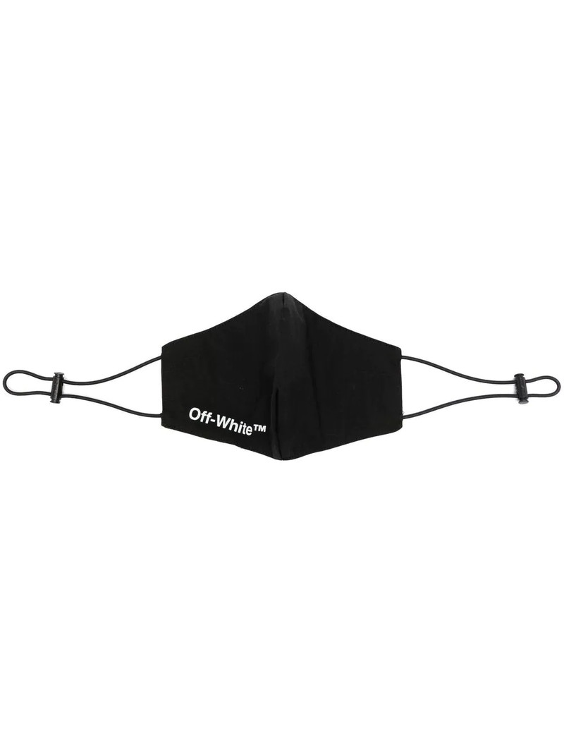 logo-print face mask 1