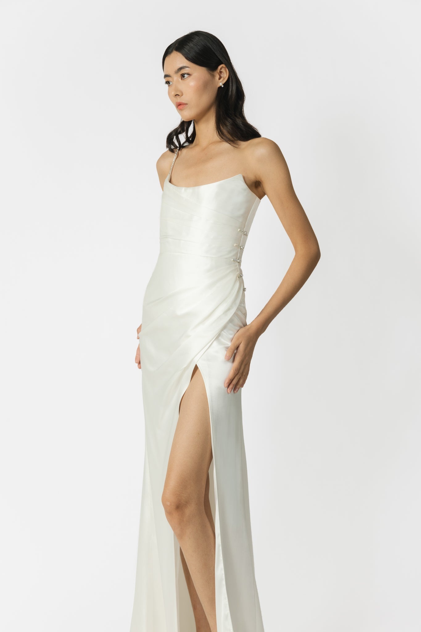 PASHA SATIN GOWN - 2
