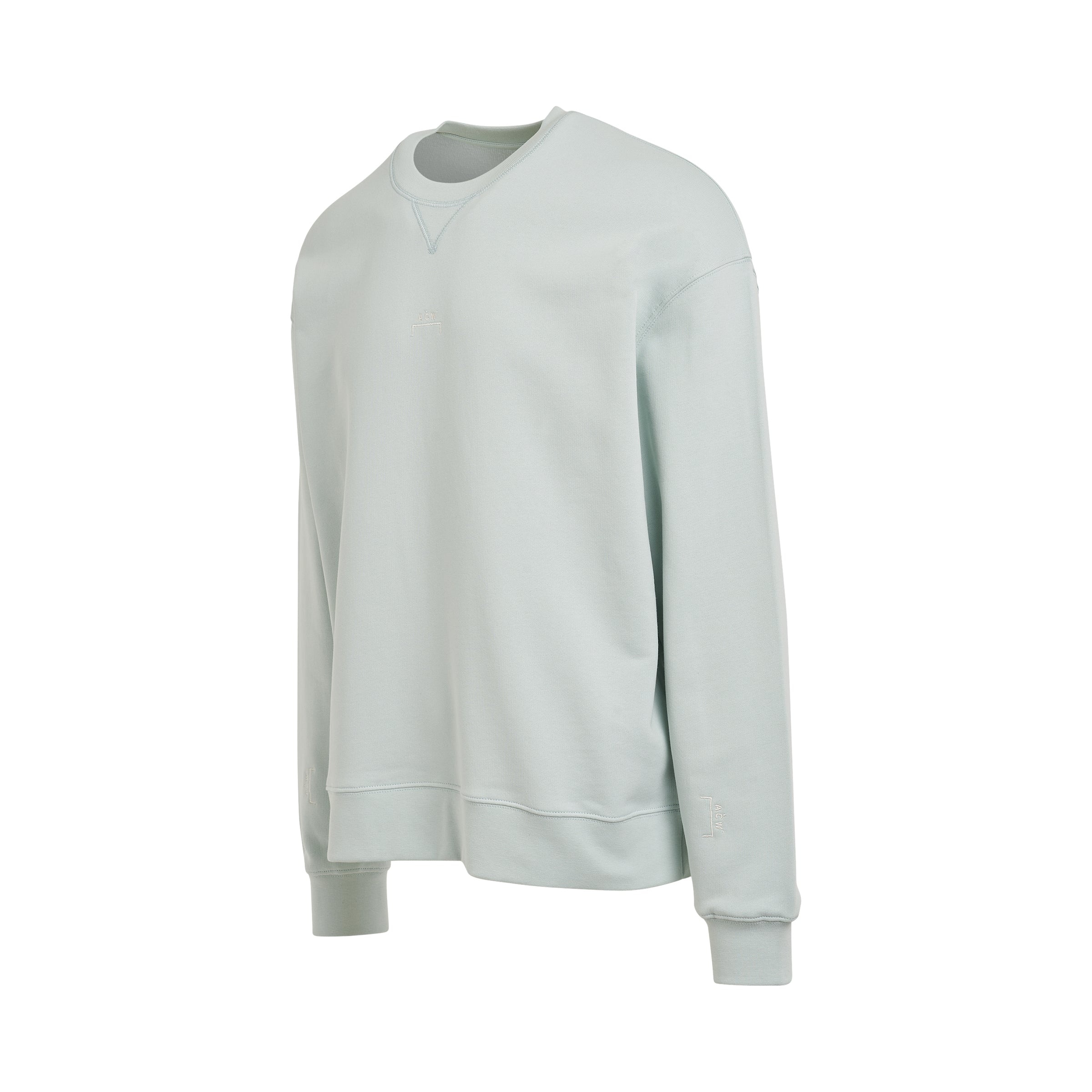 Essential Crewneck in Iceberg Blue - 2