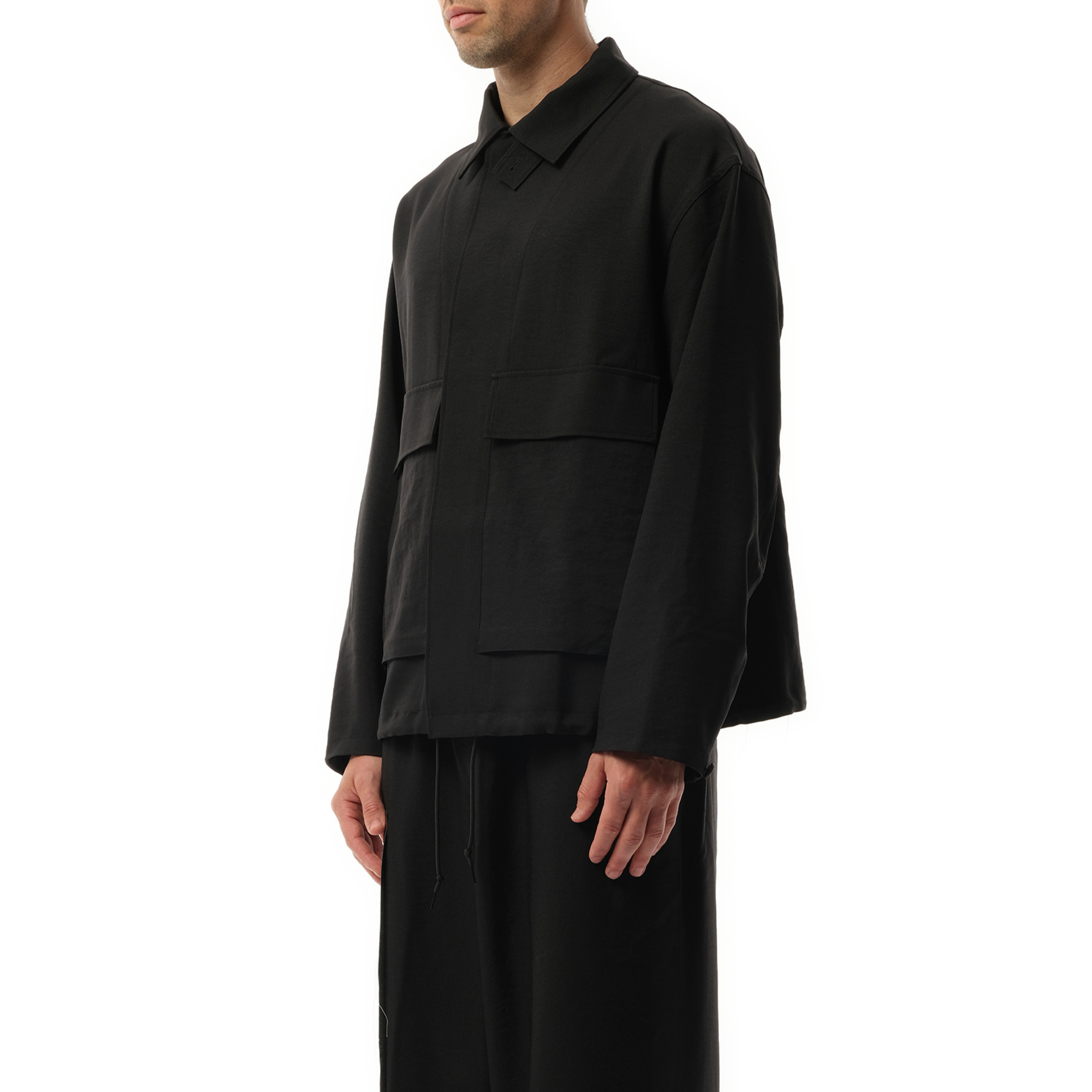 Sports Pun Coach Jacket in Black - 5
