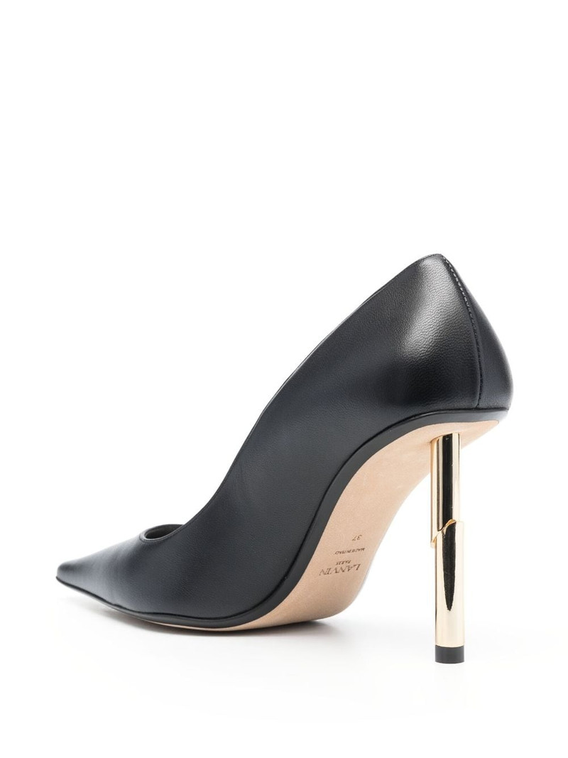 metallic-heel pointed-toe pumps 3