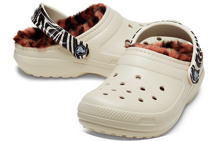 Crocs Classic Lined Animal Remix Clog 'Black' 207842-2Y9 - 5