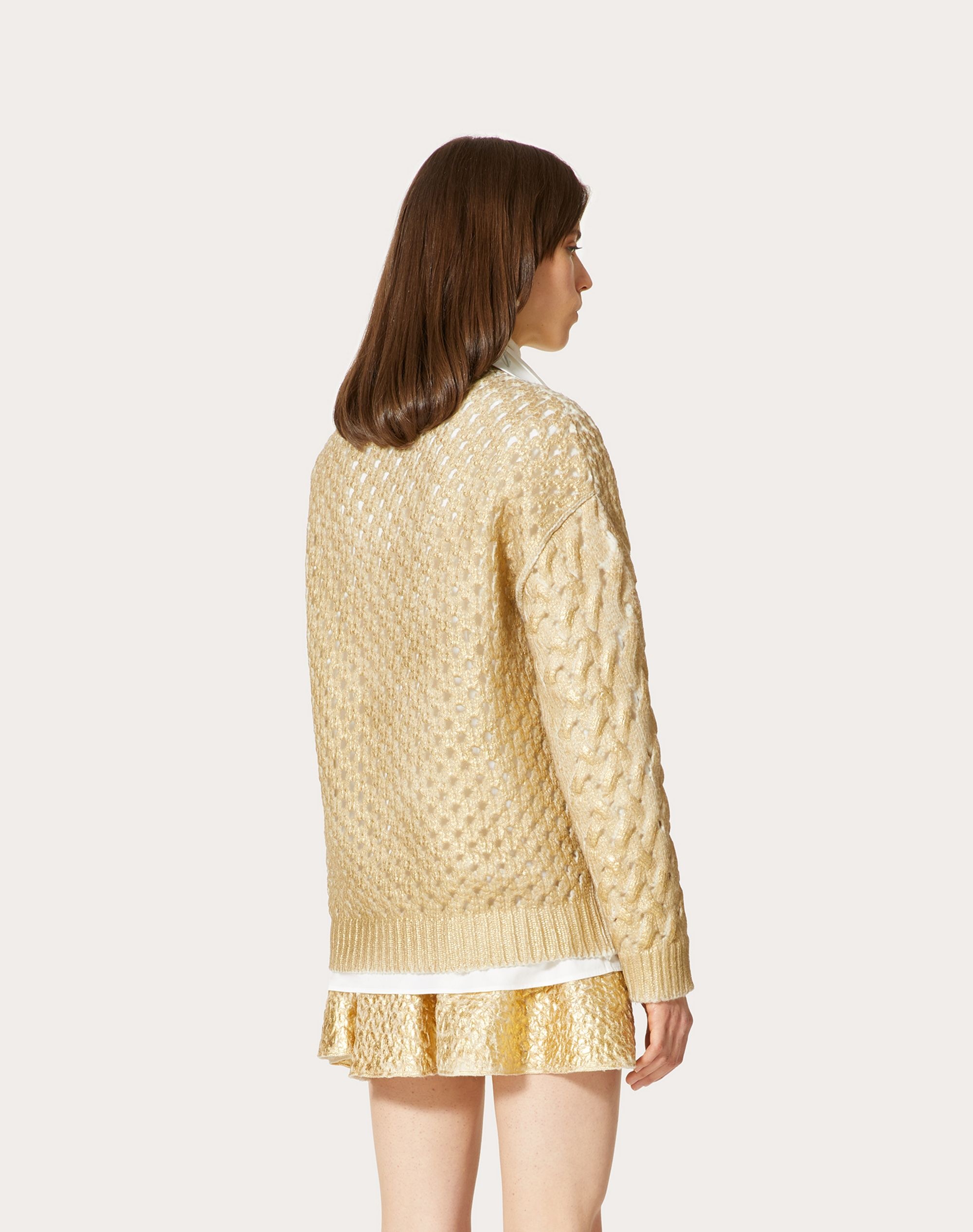 GOLD WOOL SWEATER - 4