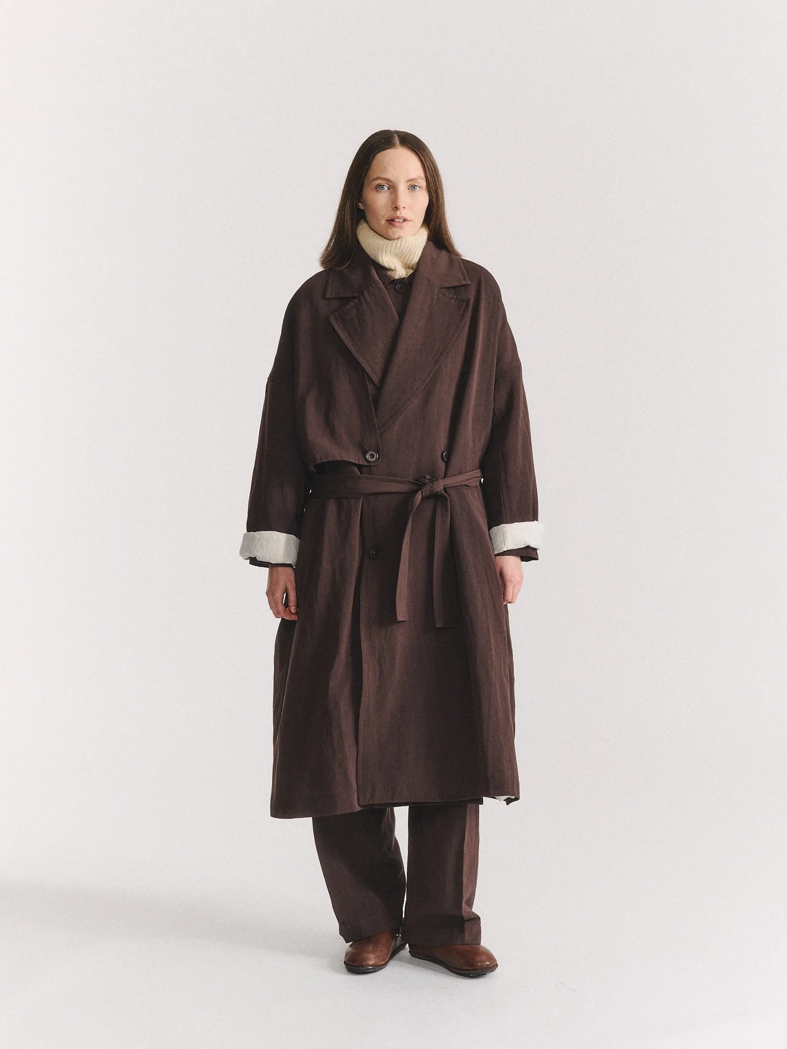 LUNA COAT - DRY WOOL - BUNGA - 1