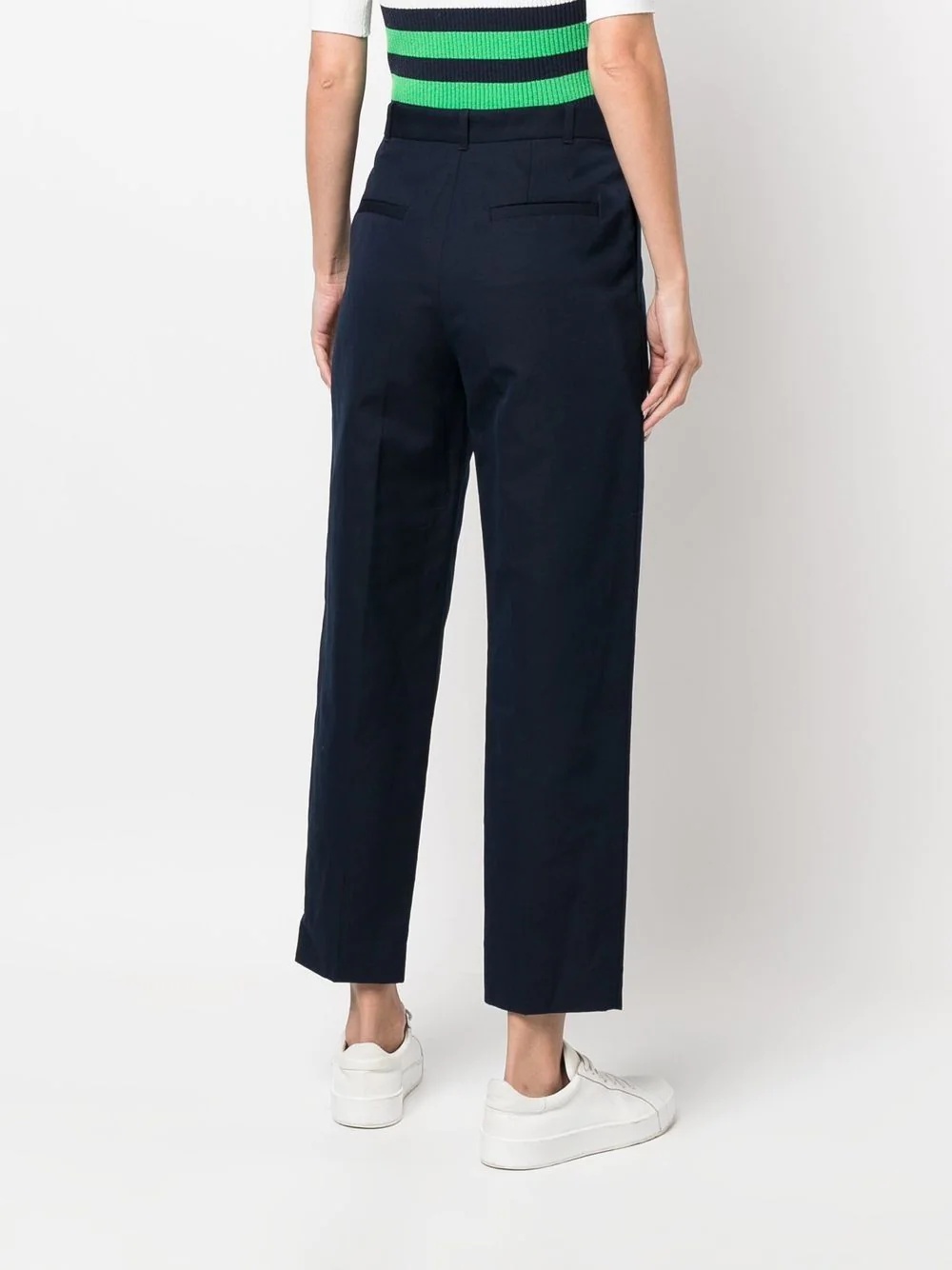 concealed-front fastening trousers - 4