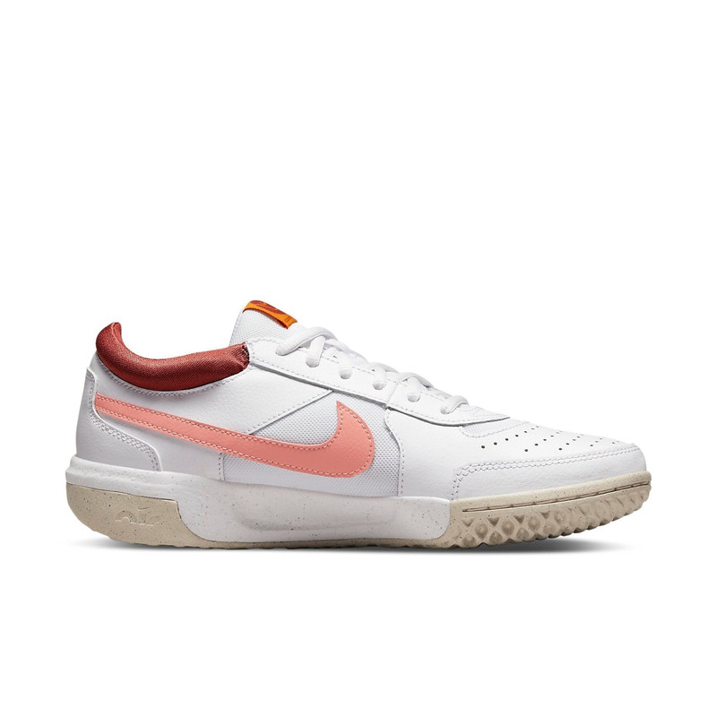 (WMNS) Nike Zoom Court Lite 3 Low-Top Tennis Shoes White/Pink DH1042-116 2