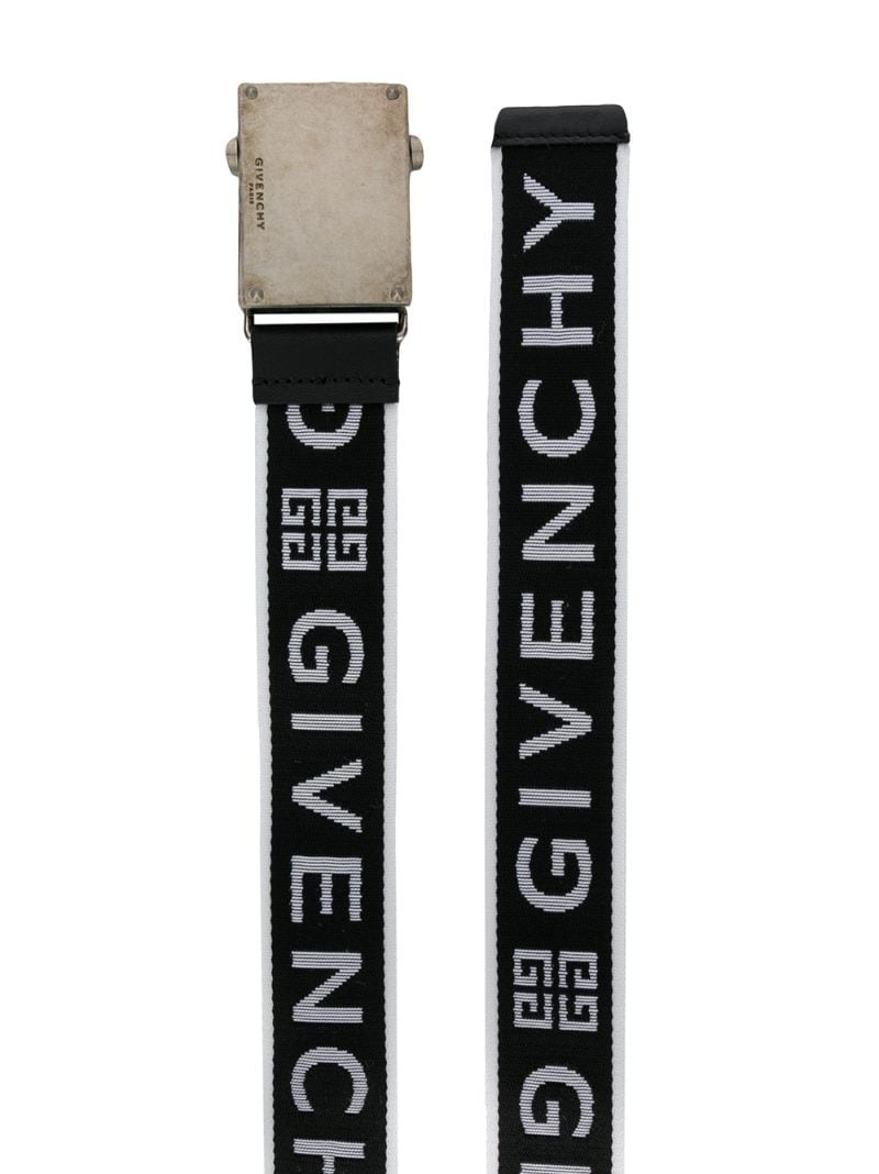 logo-strap belt - 2