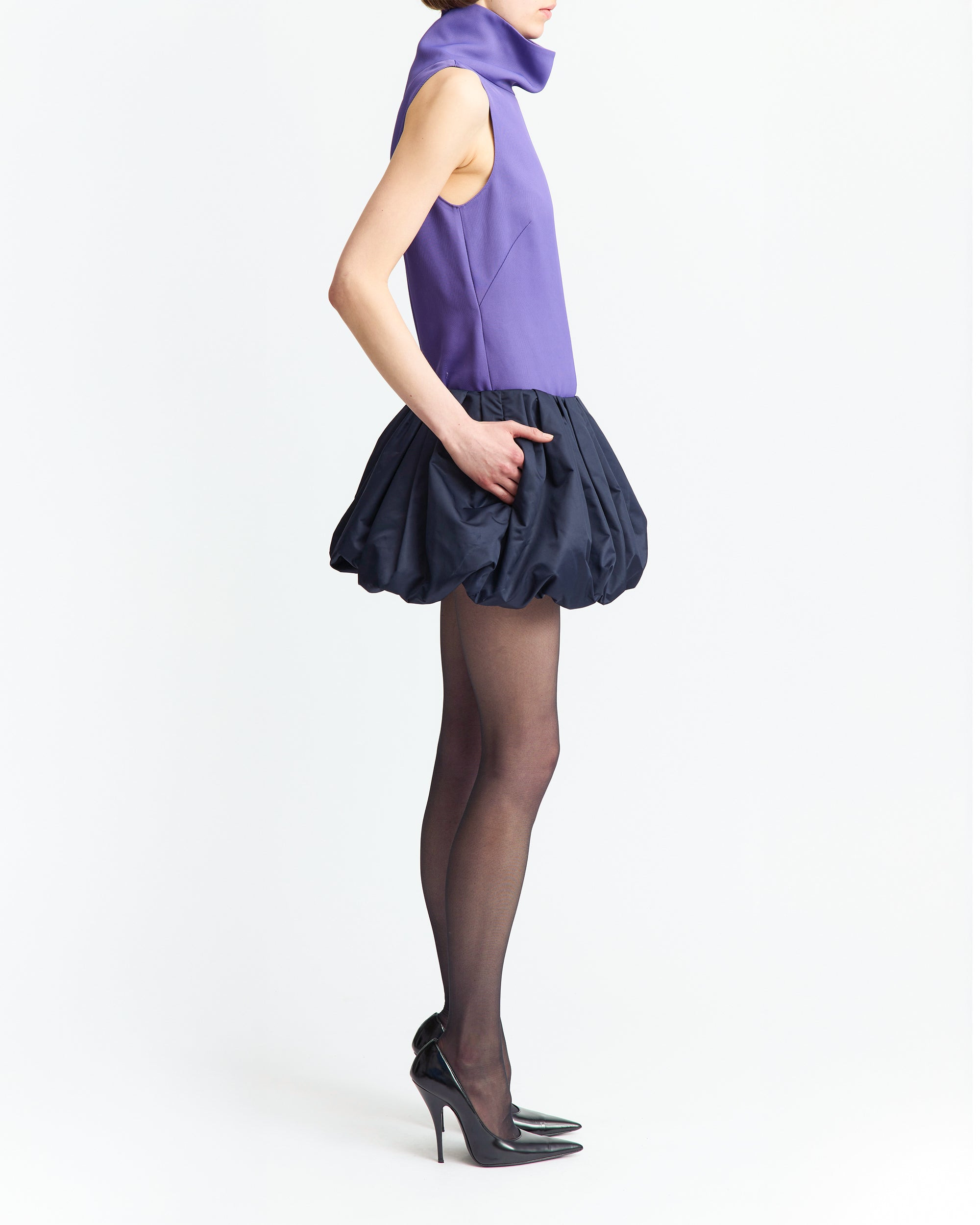 ACARI TOP IN TWILL - 3