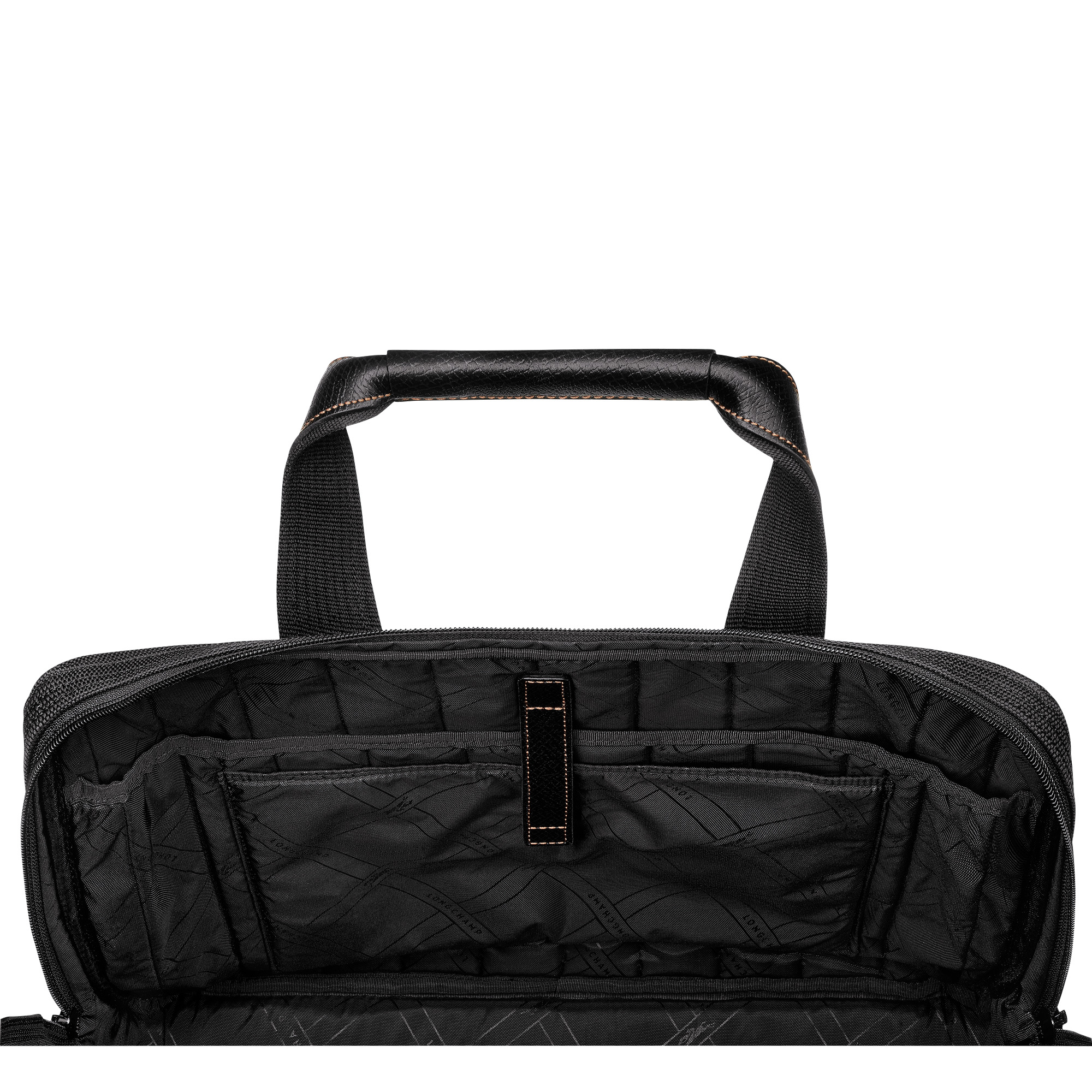 Boxford L Briefcase Black - Canvas - 5