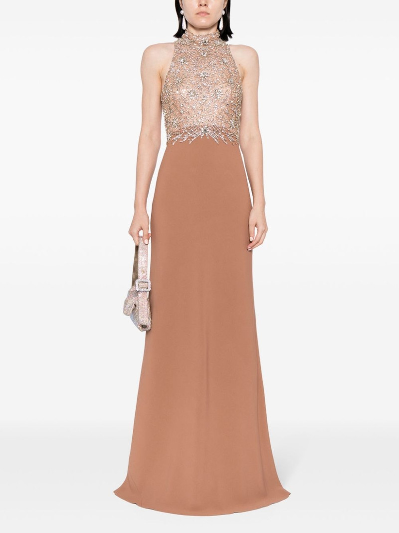 JENNY PACKHAM Orion crystal-embellished gown outlook