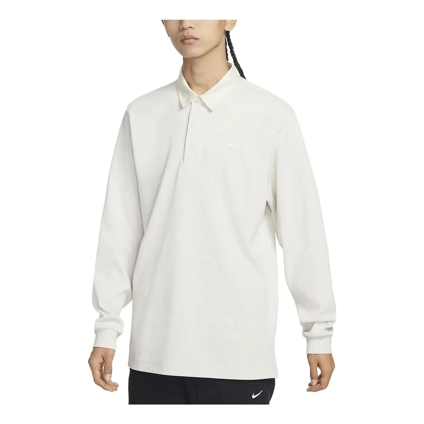 Nike Solo Swoosh Rugby Top 'White' DQ5222-030 - 1