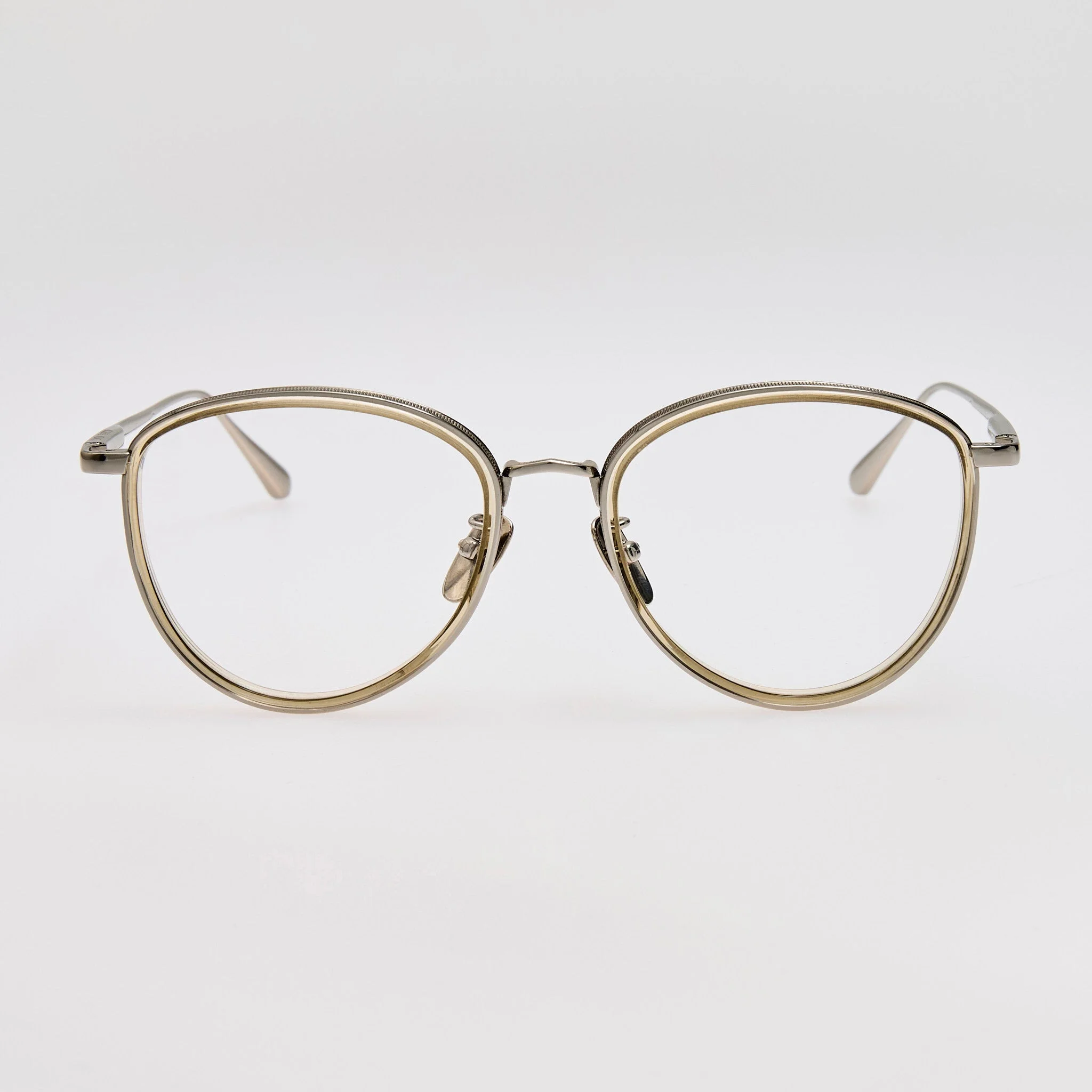 Dahlia Optical in Truffle and 22K White Gold - 1