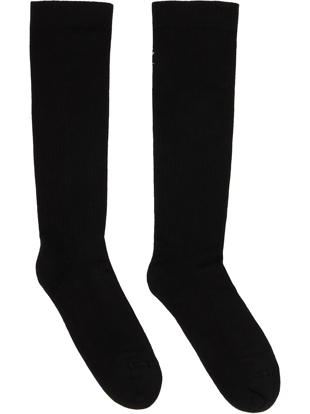 Black Hollywood Knee High Socks - 1