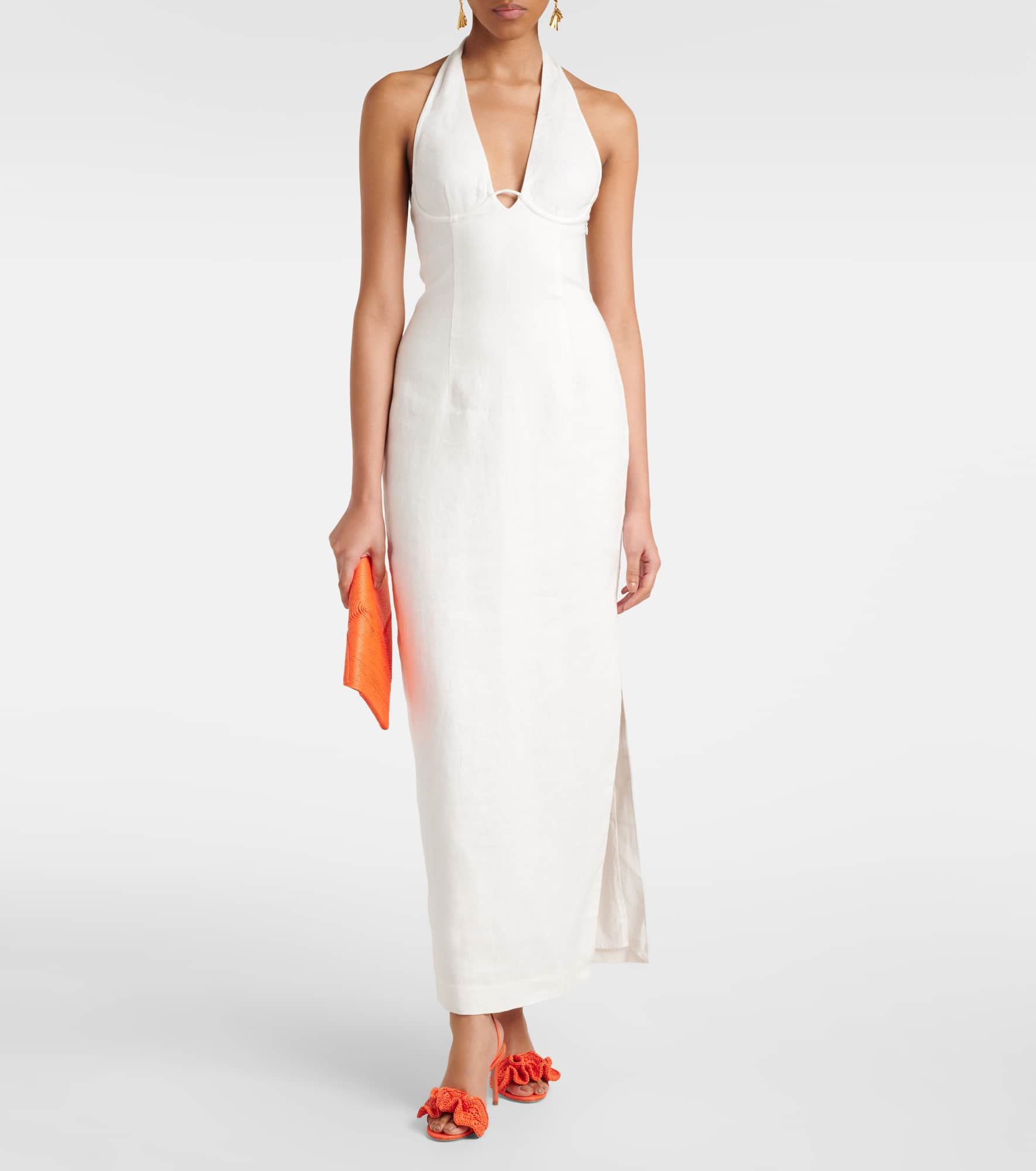 Vacanza raffia clutch - 5
