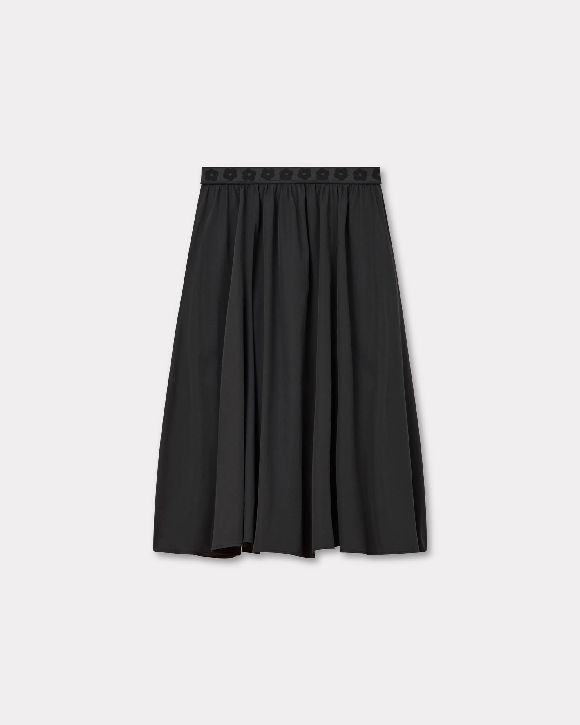 'Boke Flower 2.0' midi skirt in technical cotton - 2