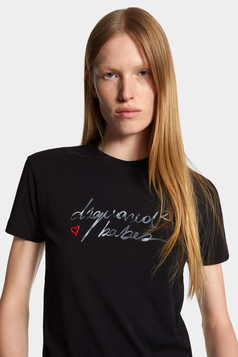 WASH JUST RIGHT FIT DSQUARED2 BABES T-SHIRT - 5