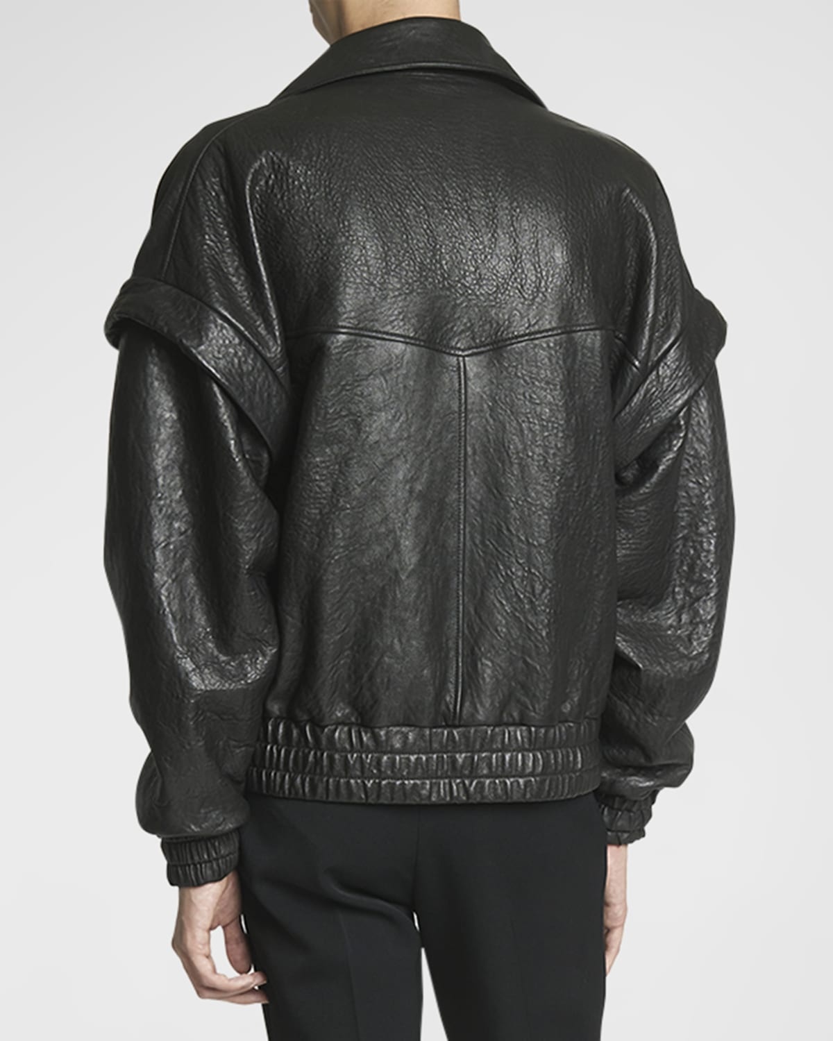 レザージャケット・コート SAINT LAURENT VINTAGE LAMB LEATHER BOMBER Saint Laurent Leather jacket Saint Laurent