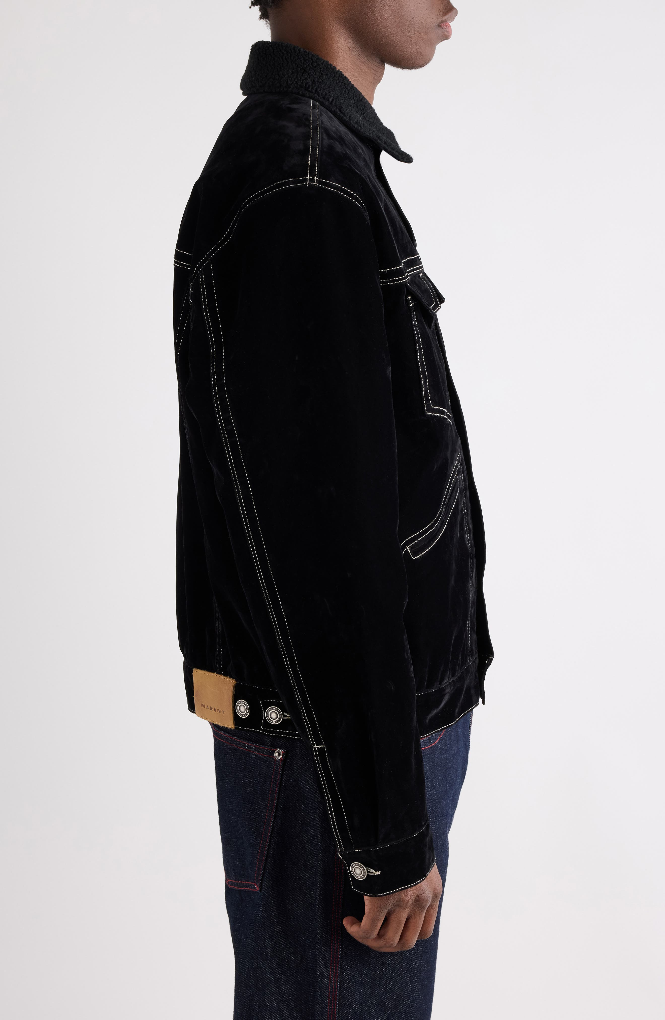 Isabel Marant Jango Jacket in Black at Nordstrom - 4
