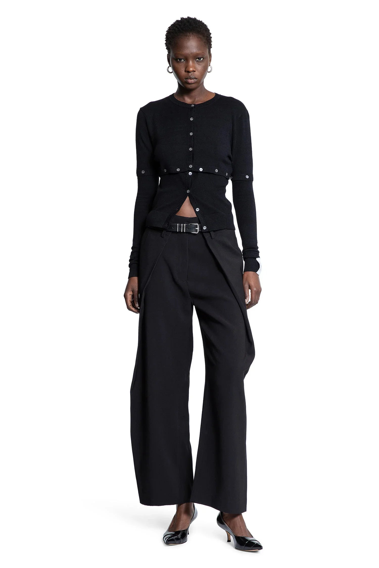Pleated-Wide-Trousers - 5