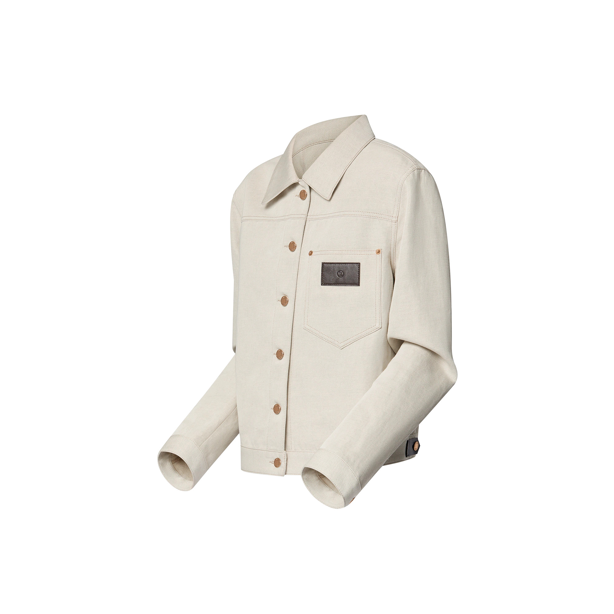 Patch Pocket Gabardine Jacket - 2