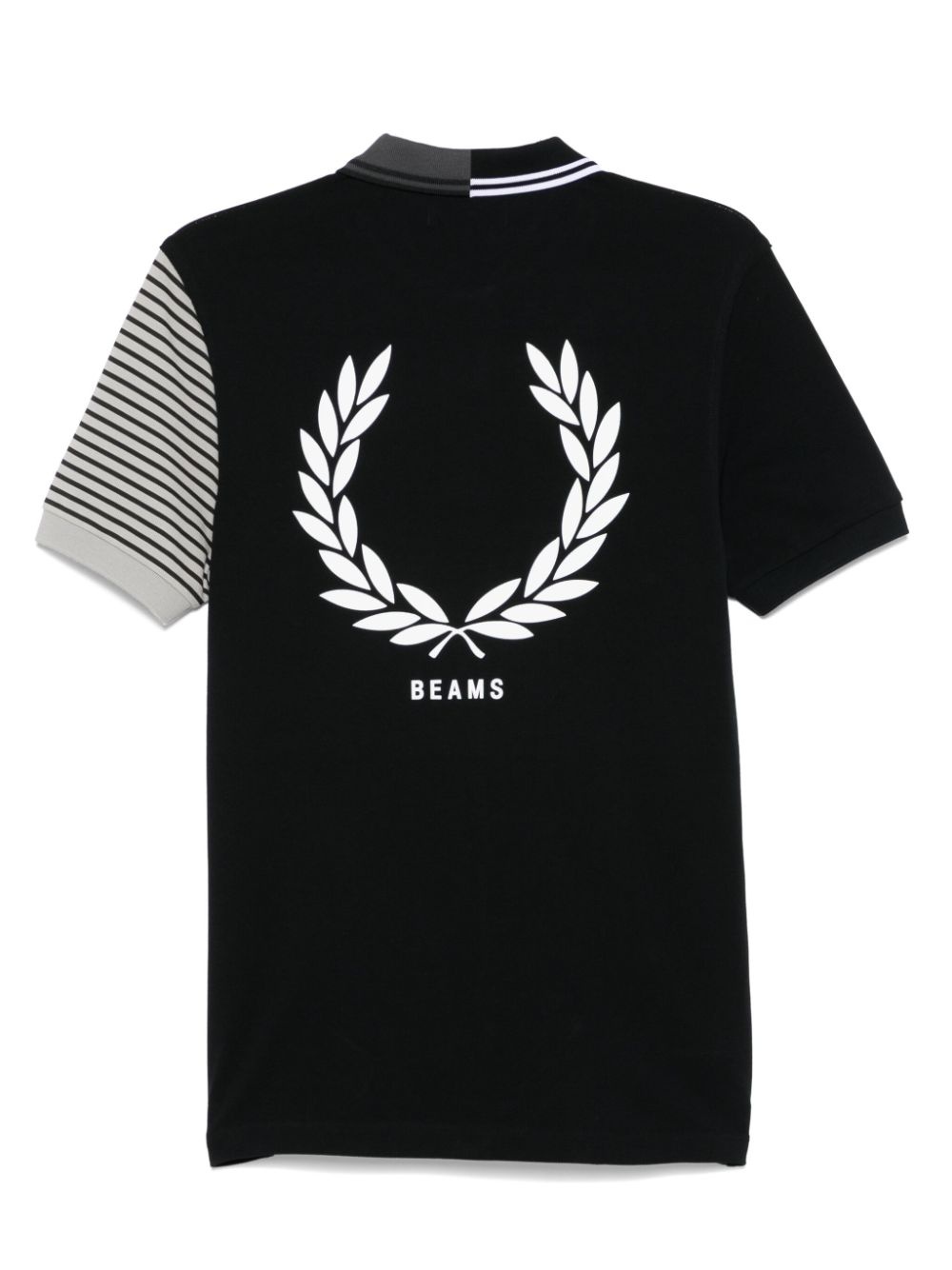 x Beams striped polo shirt - 2