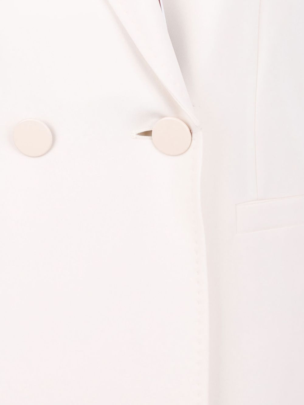 double-breasted sleeveless coat - 4