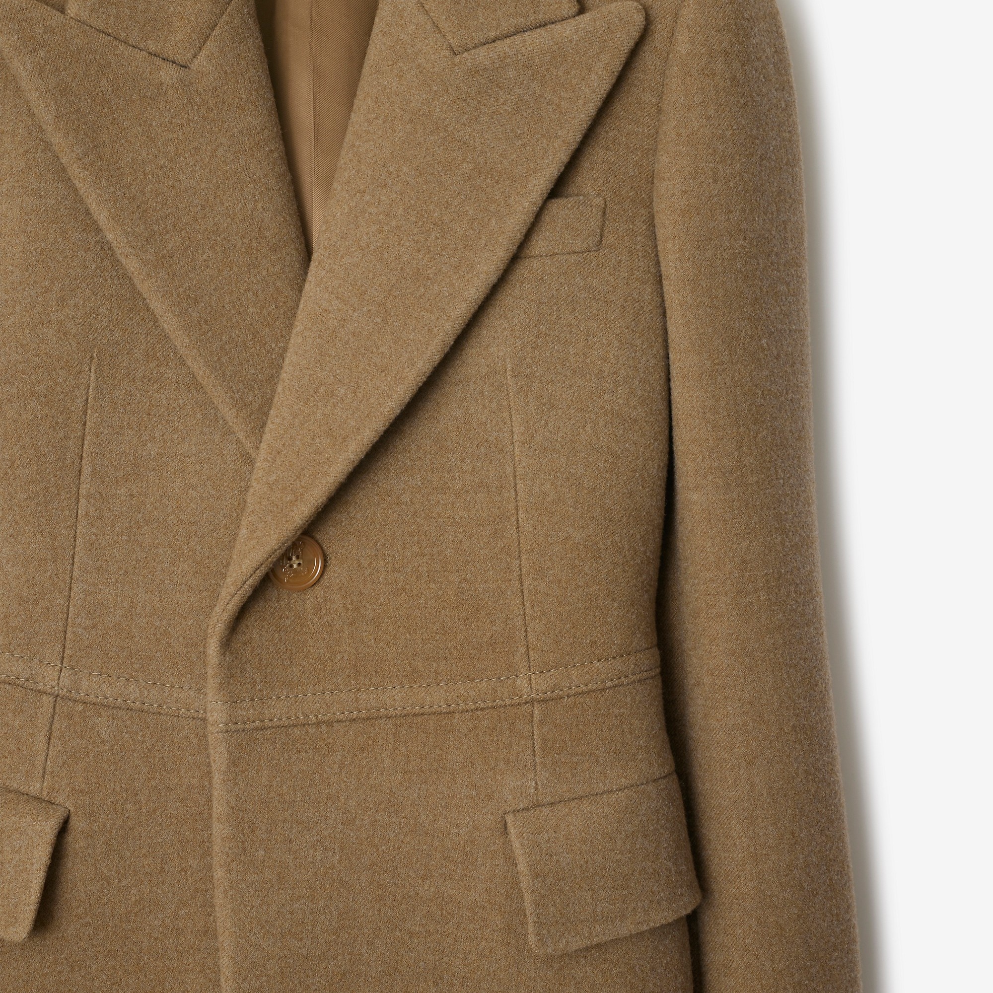 Wool Tailored Coat - 5
