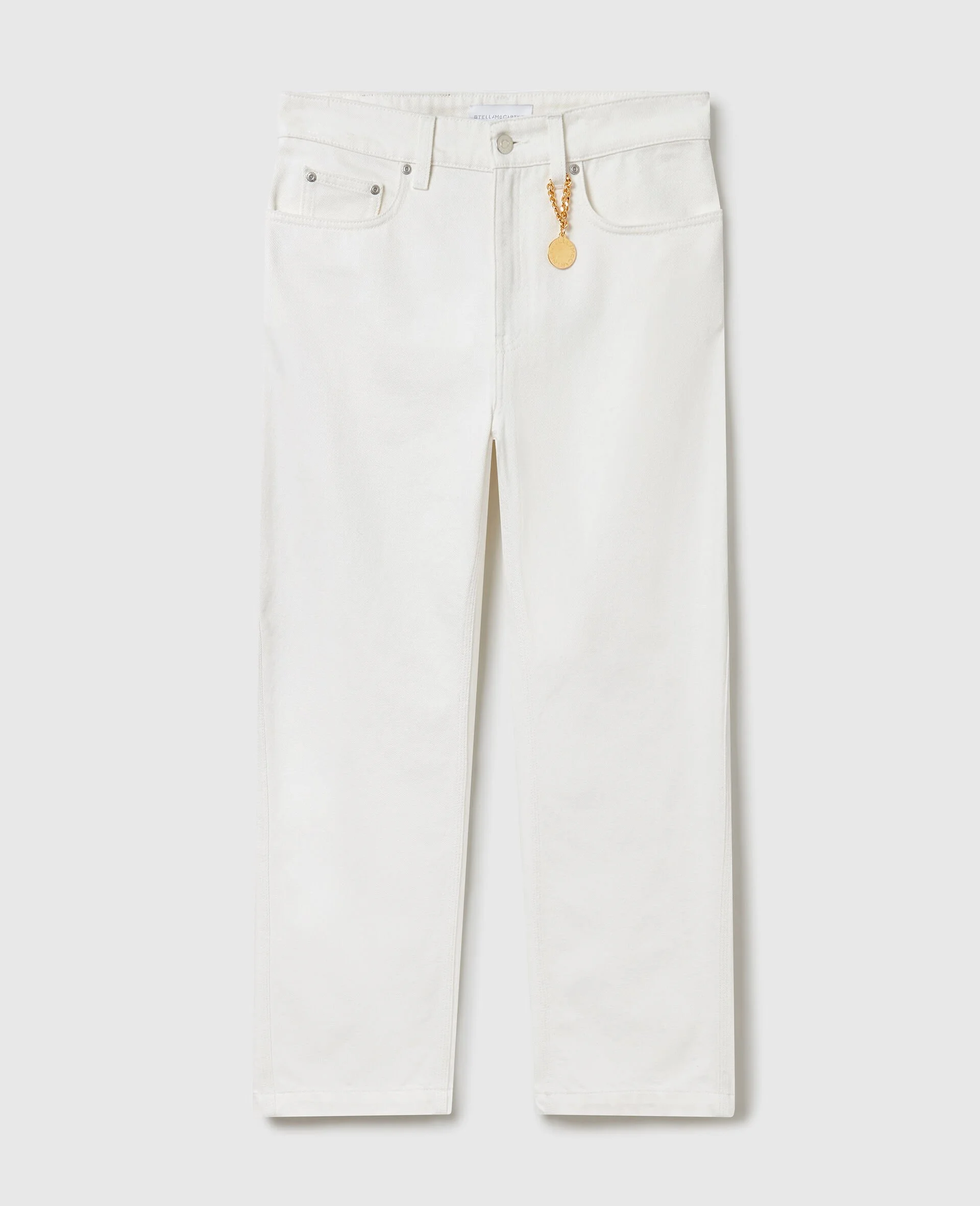 Cropped Barrel-Leg Jeans - 1