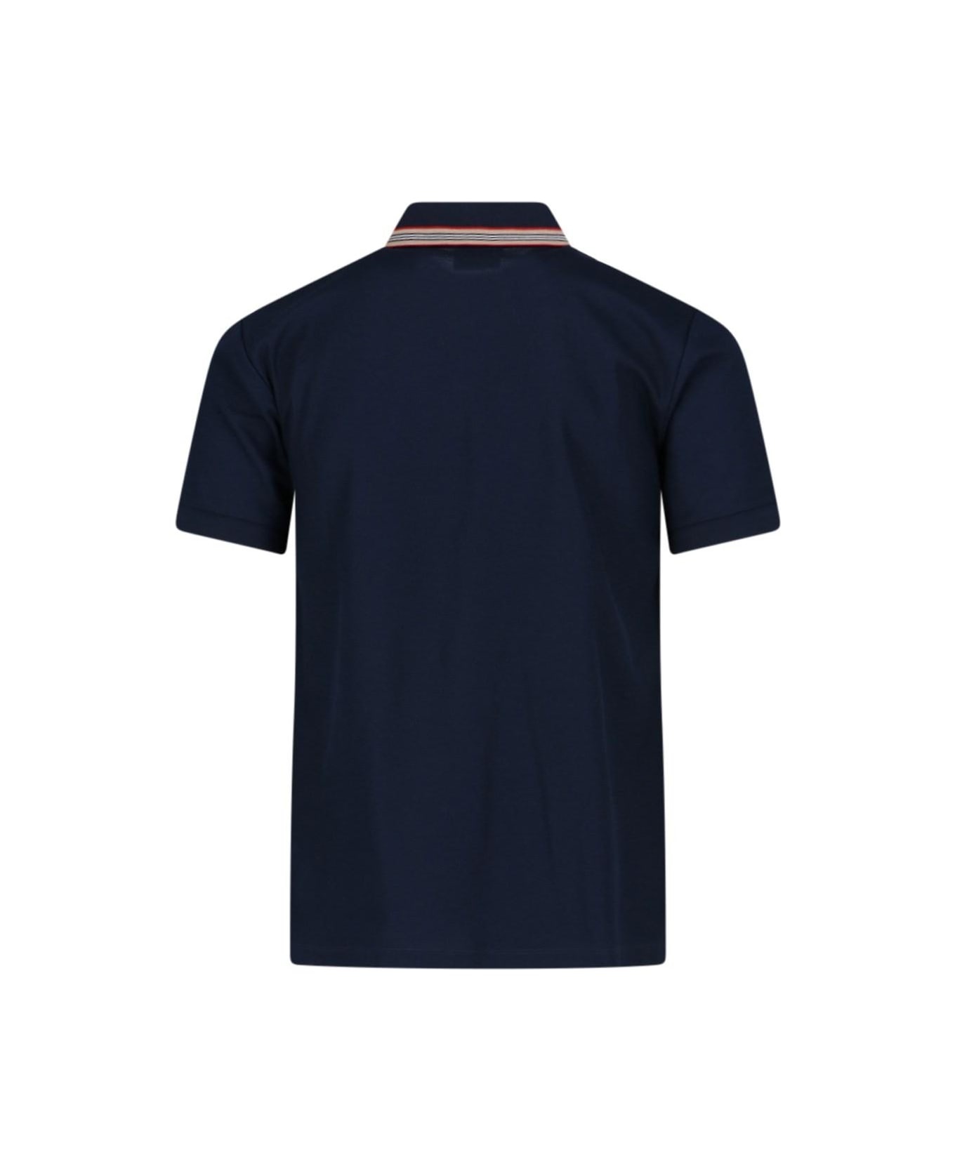 Striped Detail Polo Shirt - 2