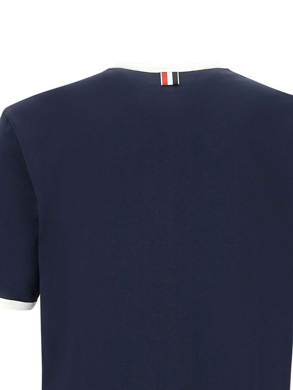 contrast trim T-shirt - 5