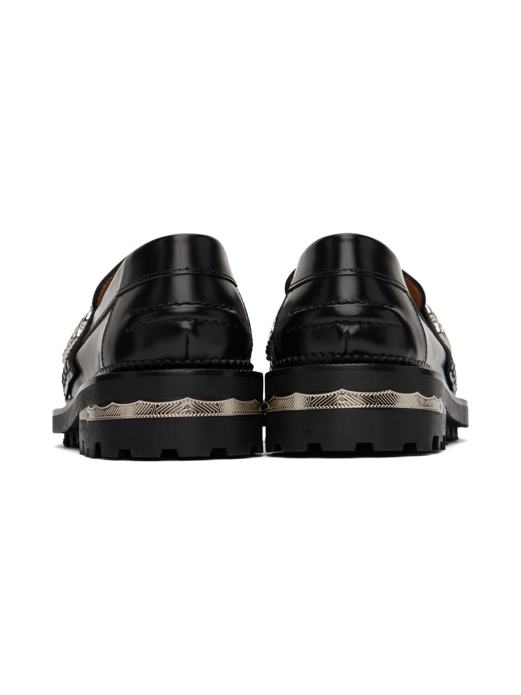 SSENSE Exclusive Black Embellished Loafers - 2