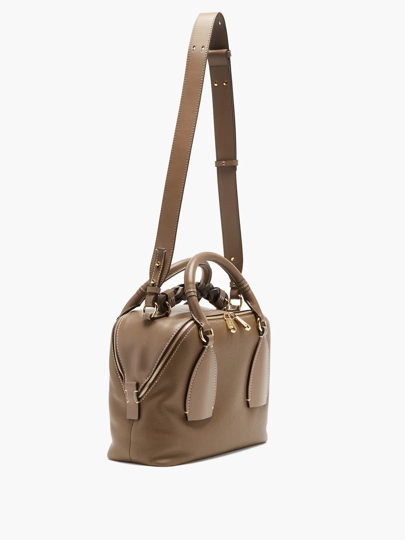 Daria medium leather cross-body bag - 4