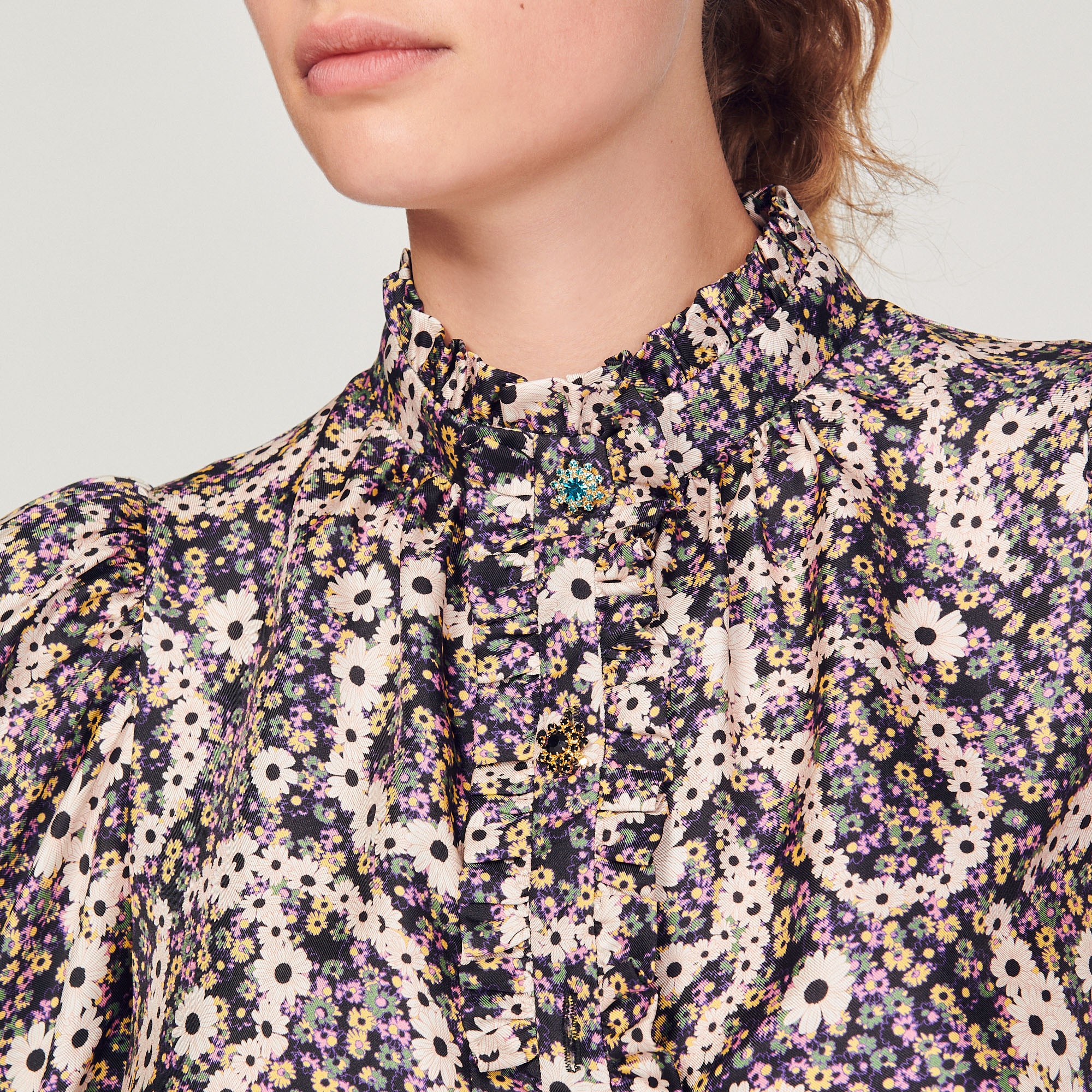 Flowing silk top - 4