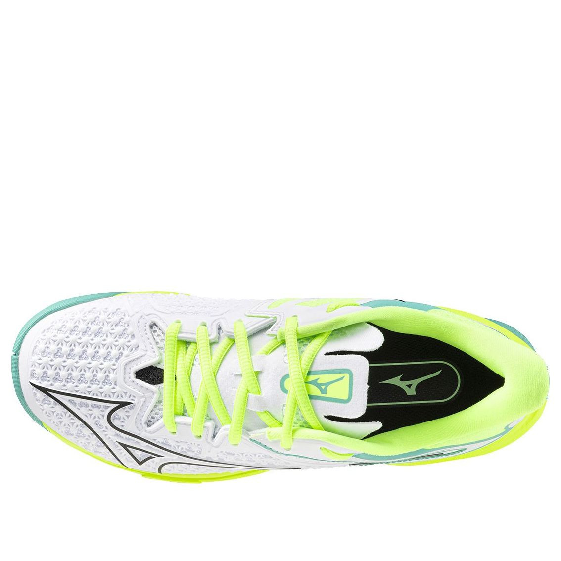 (WMNS) Mizuno Wave Exceed Tour 6 'White Neon Green' 61GA247145 - 3
