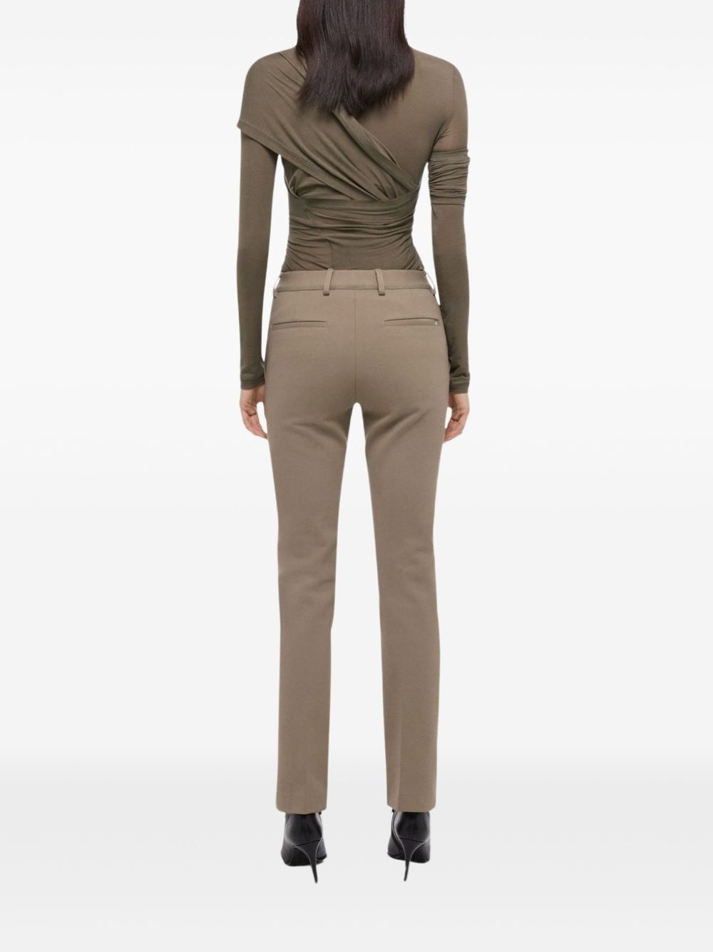straight-leg trousers - 4