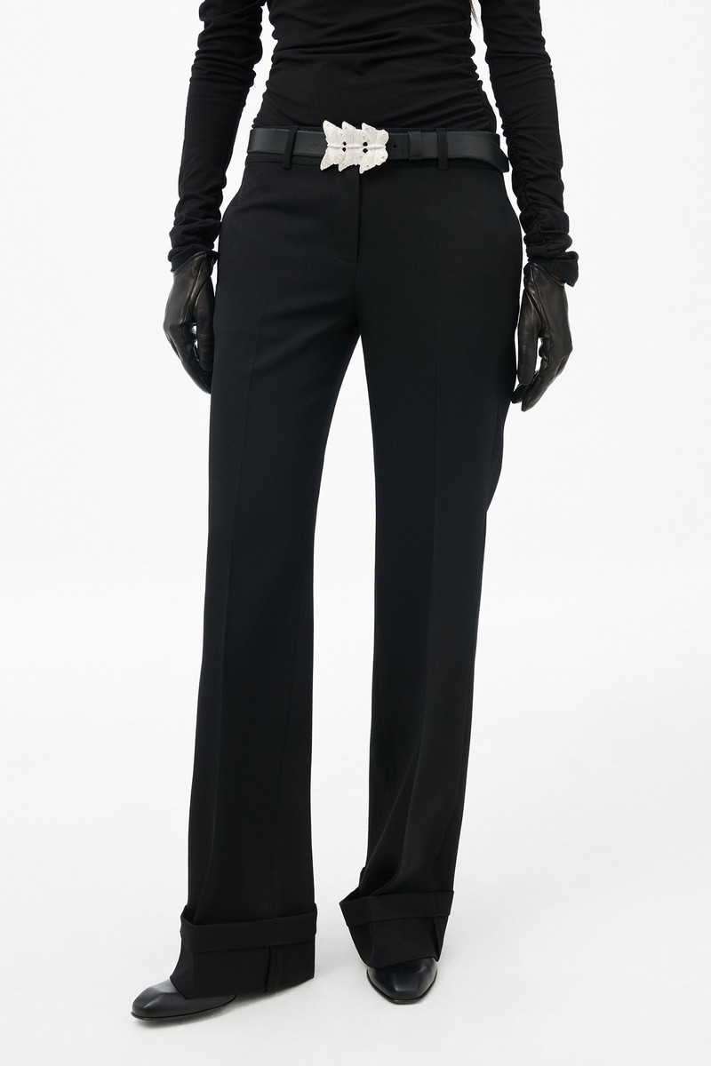 Hip Trouser Coarse Black Gabardine 3