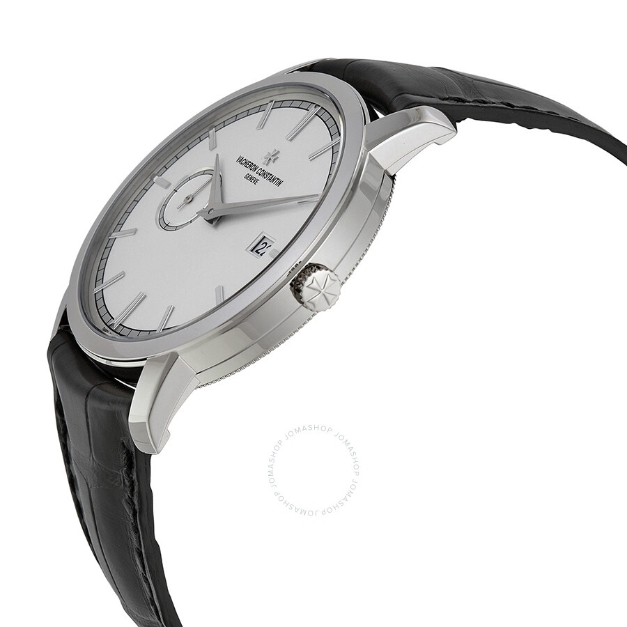 Vacheron Constantin Traditionelle Automatic Silver Dial Black Leather Men's Watch 87172000G-9301 - 2