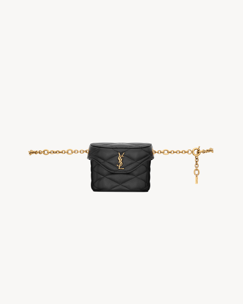 JUNE CHAIN BELT BAG IN LAMBSKIN 1