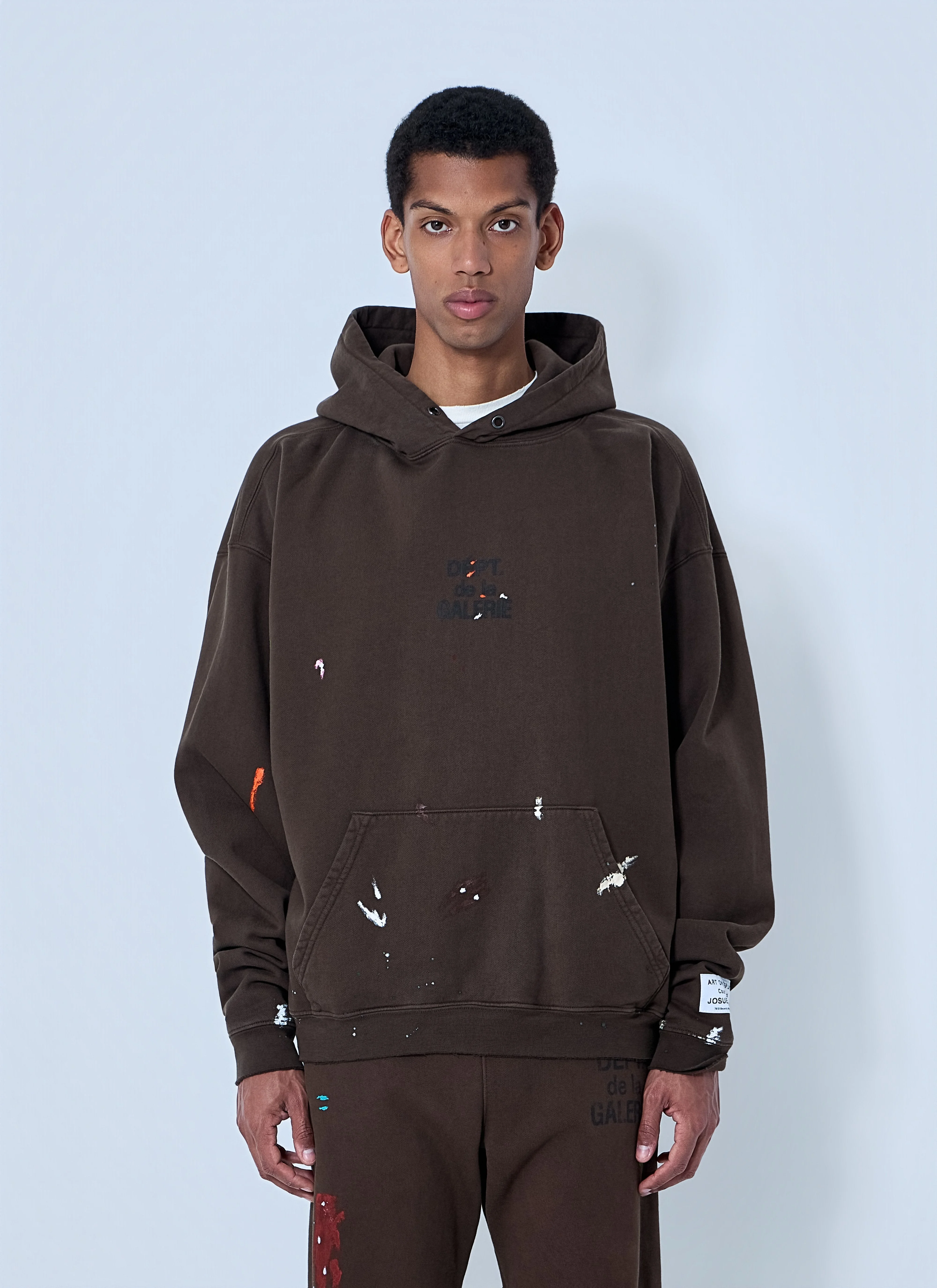 Gallery Dept. Men Abstract Print Hoodie - 1