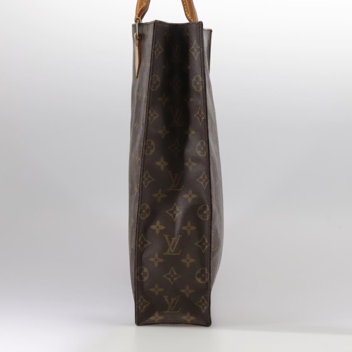 LOUIS VUITTON Monogram Sac Plat Hand Bag M51140 - 5