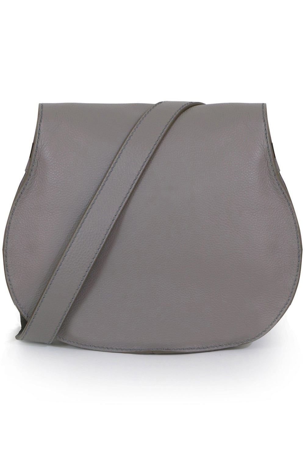MARCIE MEDIUM BAG | CASHMERE GREY WITH GREY STITCHING - 3