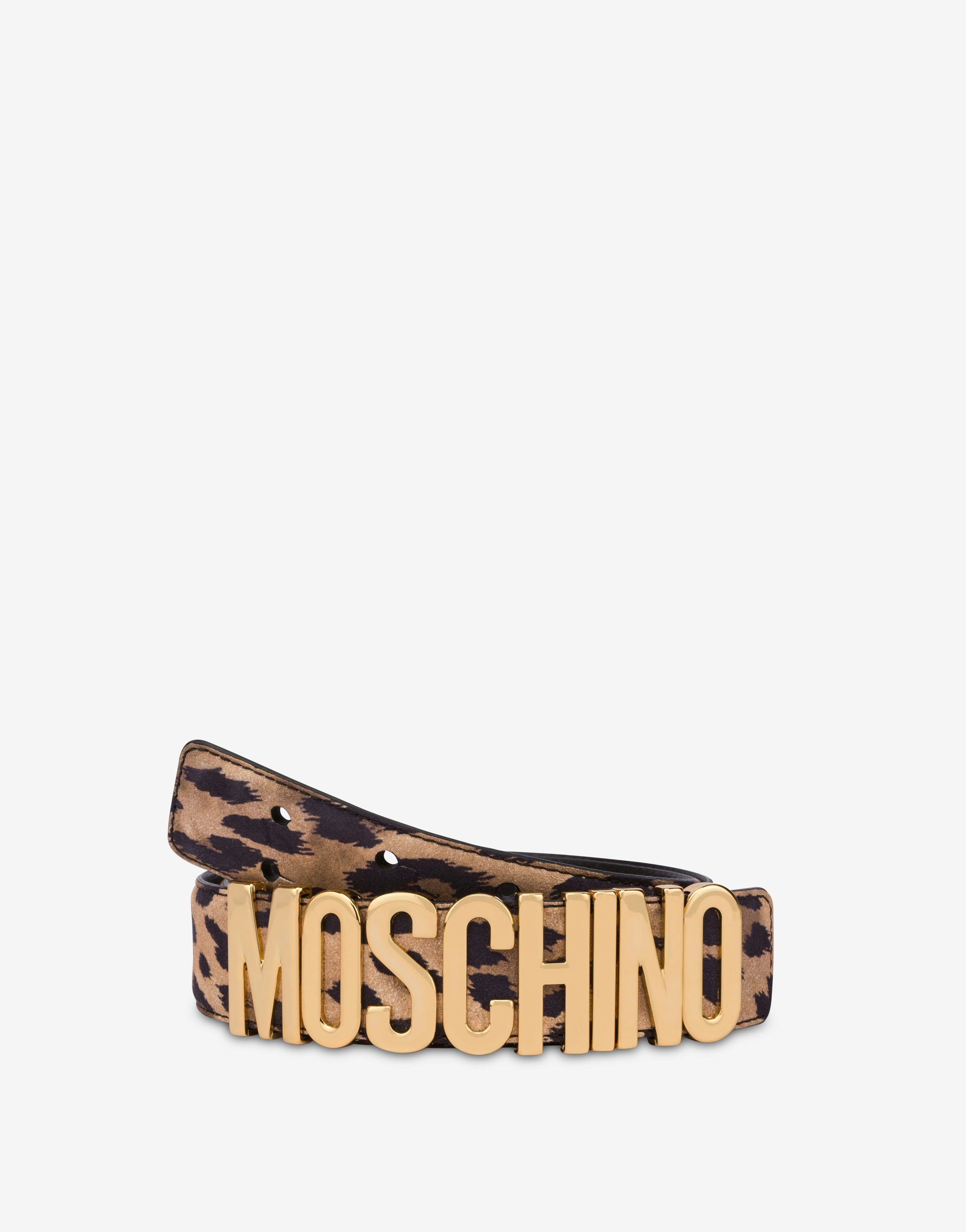 LEOPARD SUEDE BELT - 3