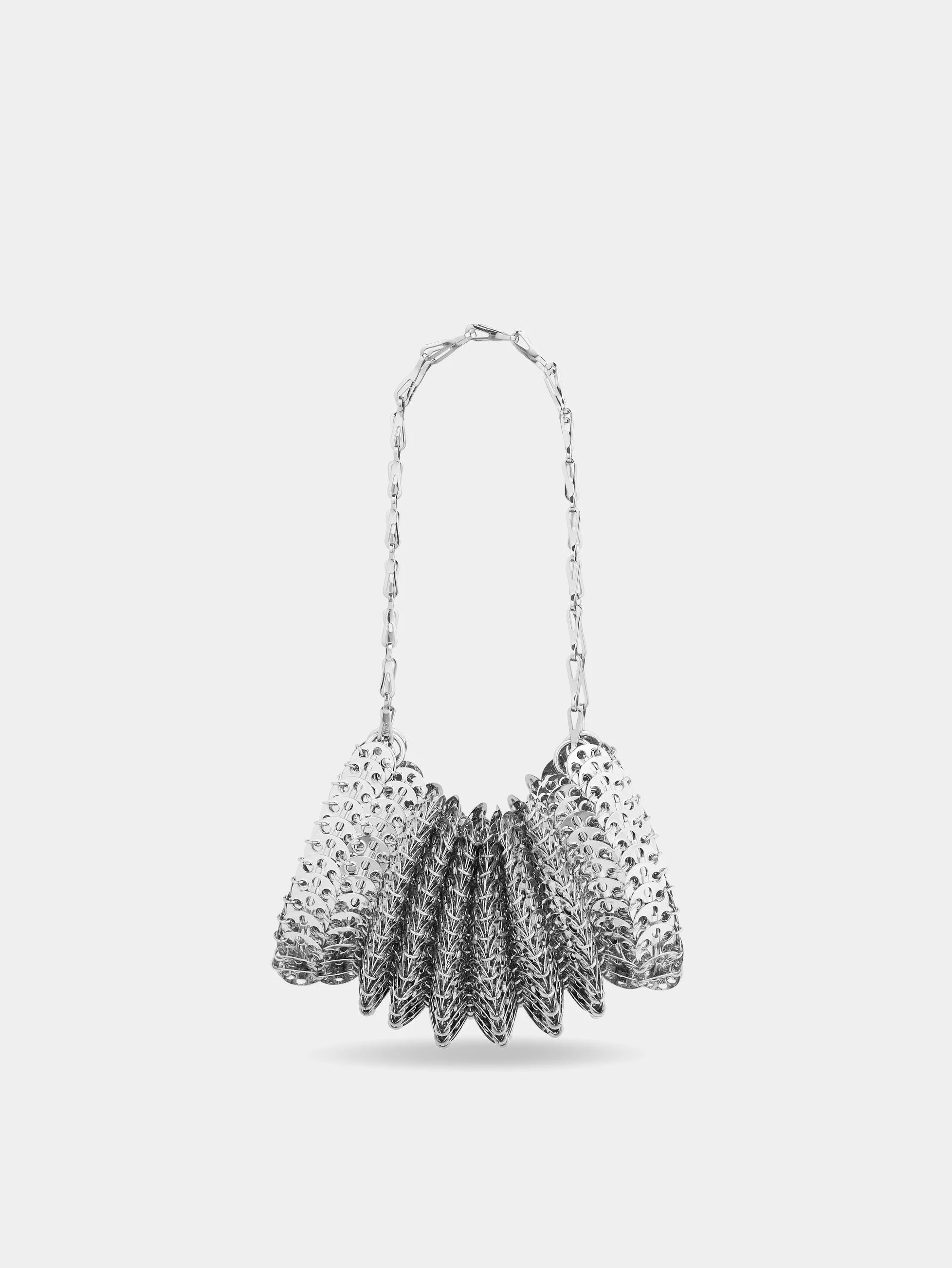 1969 PURSE SILVER METAL BAG - 1