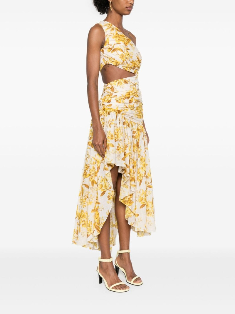 Zimmermann Golden asymmetric maxi dress - 1162DSS245 | REVERSIBLE