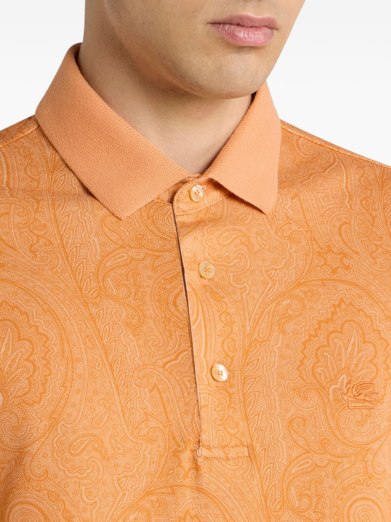 arnica-motif polo shirt 4